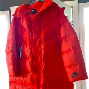 New Full length Nike Down jacket size M
